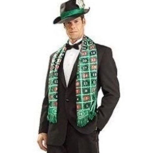 Other - High roller hat and scarf Halloween costume